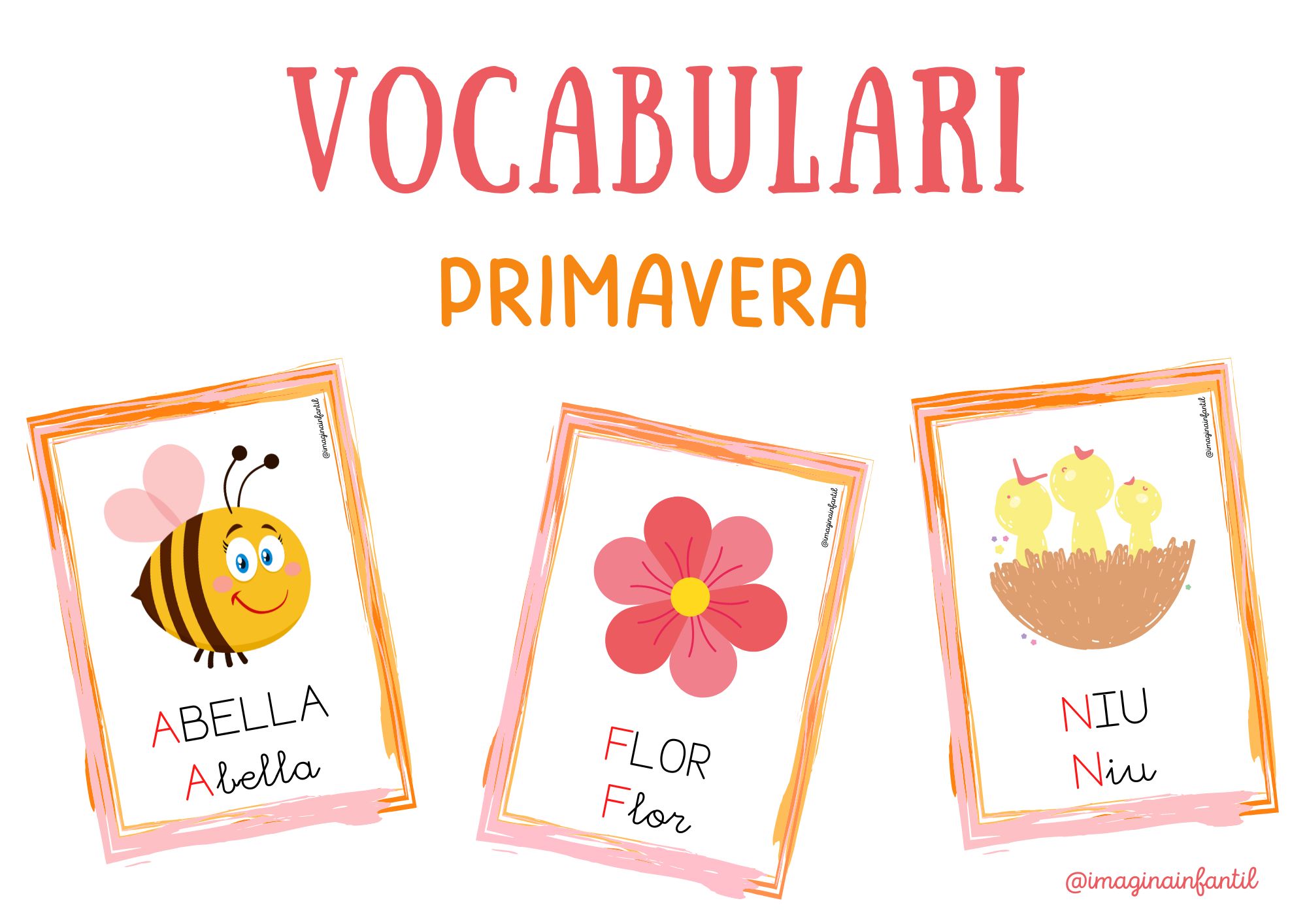 Vocabulari - Primavera