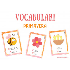 Vocabulari - Primavera