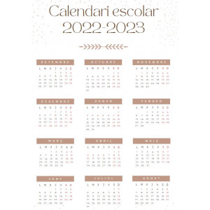 Calendari curs 22-23