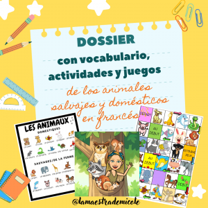DOSSIER con actividades y tablero para trabajar los animales