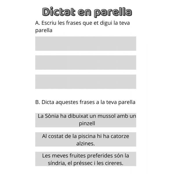 Dictat cooperatiu en parella