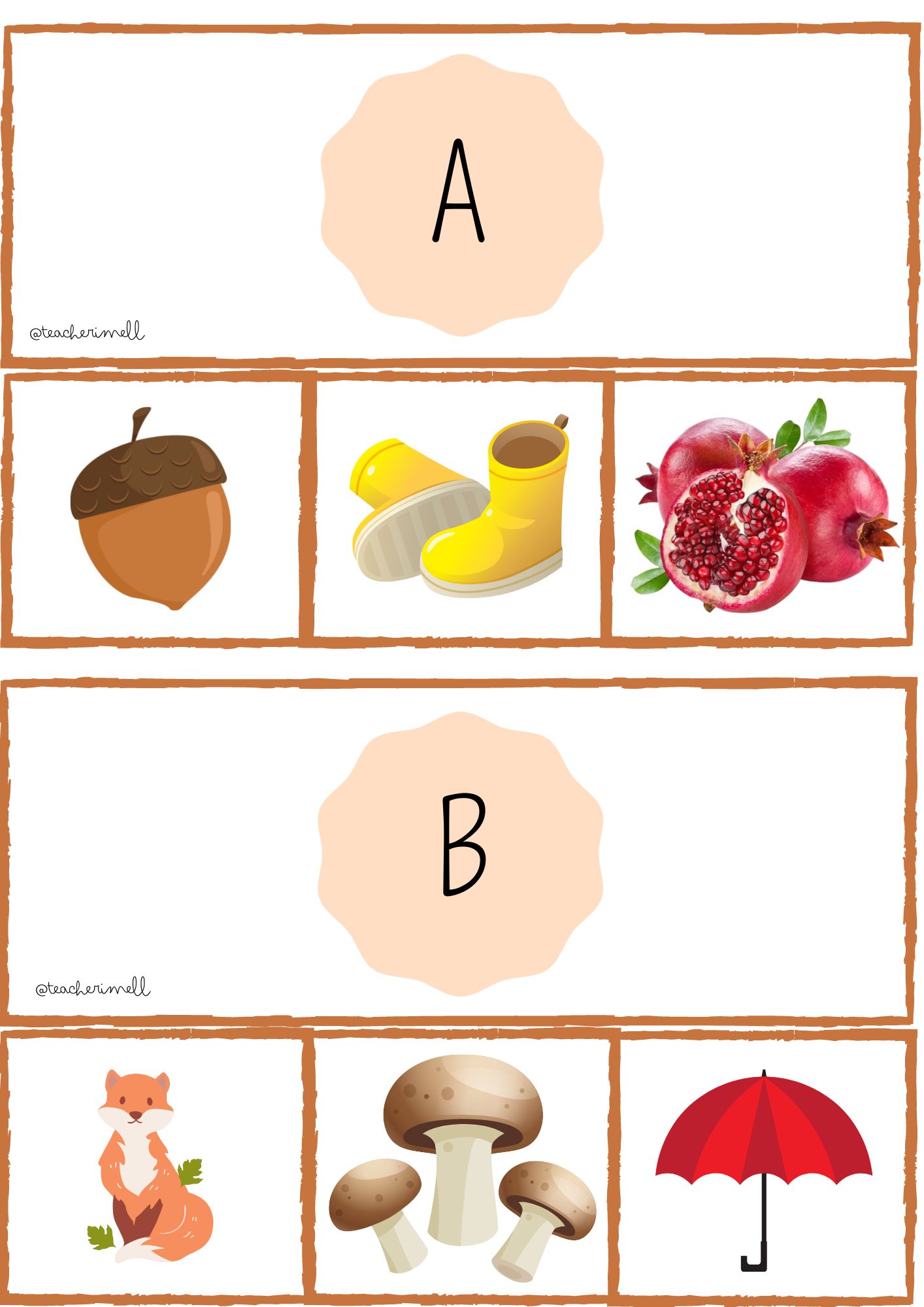 Lectoescriptura la tardor