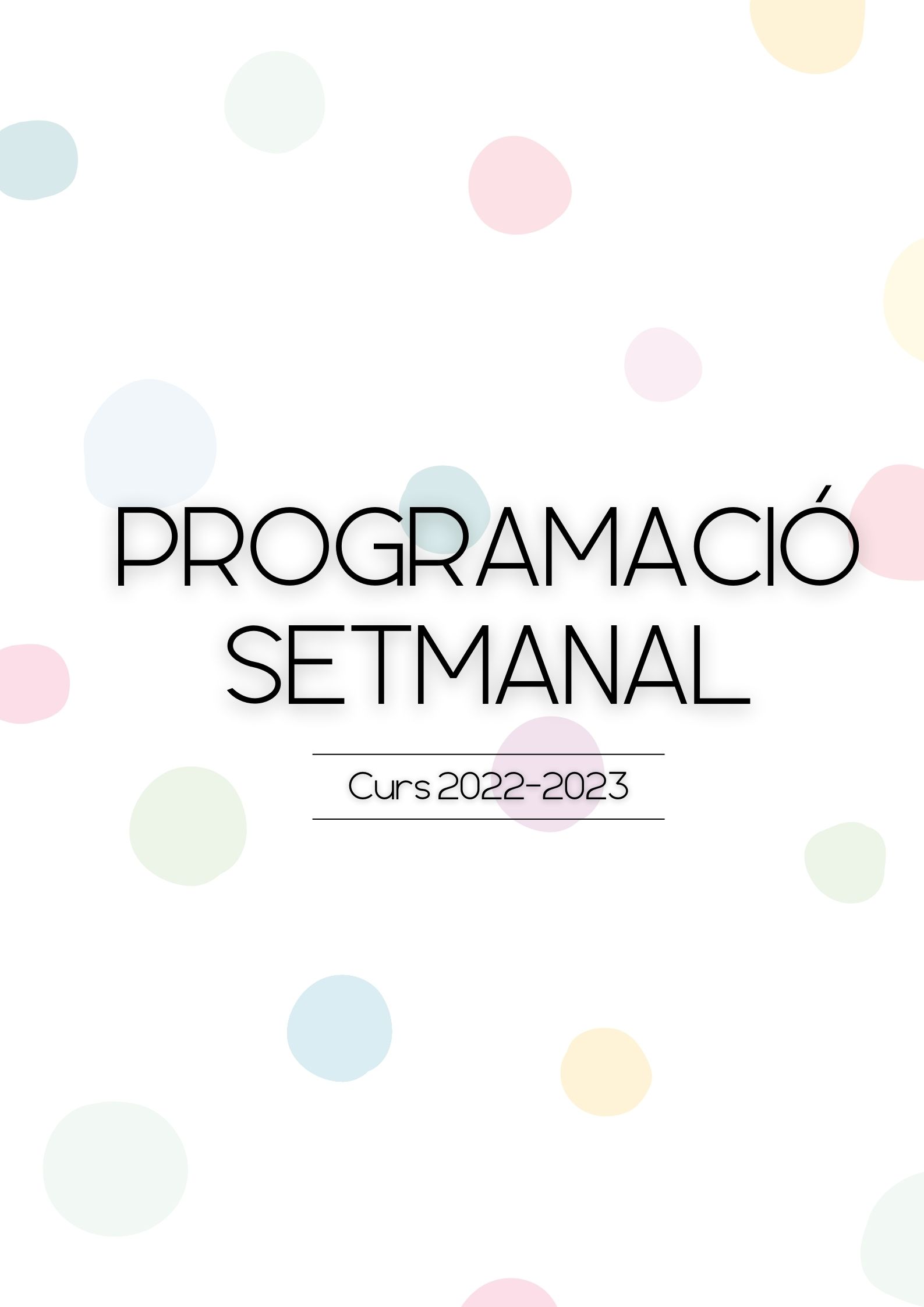 PROGRAMACIÓ TOPOS CAT