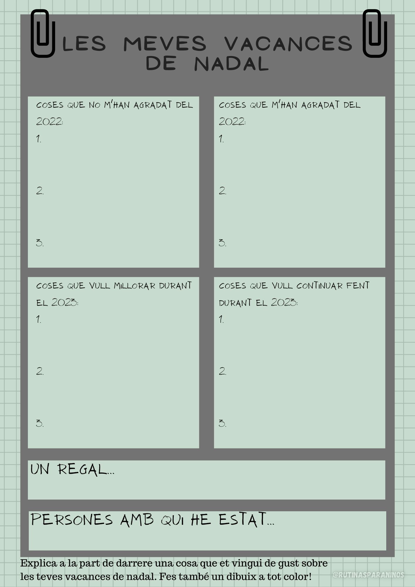 Les meves vacances de nadal