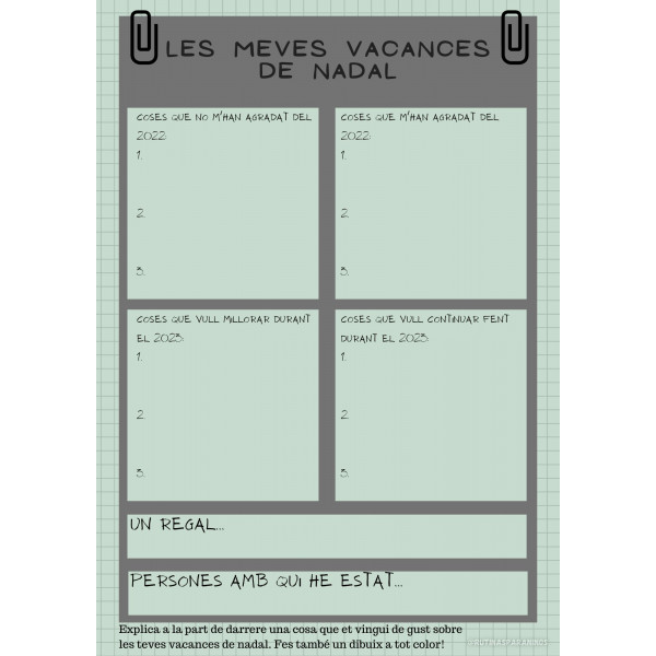 Les meves vacances de nadal