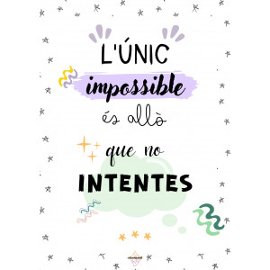 Pòsters motivadors (decoració aula)