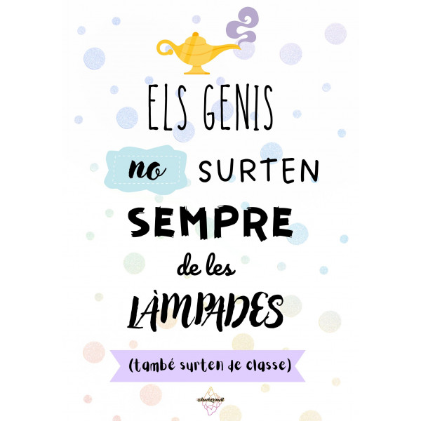 Pòsters motivadors (decoració aula)