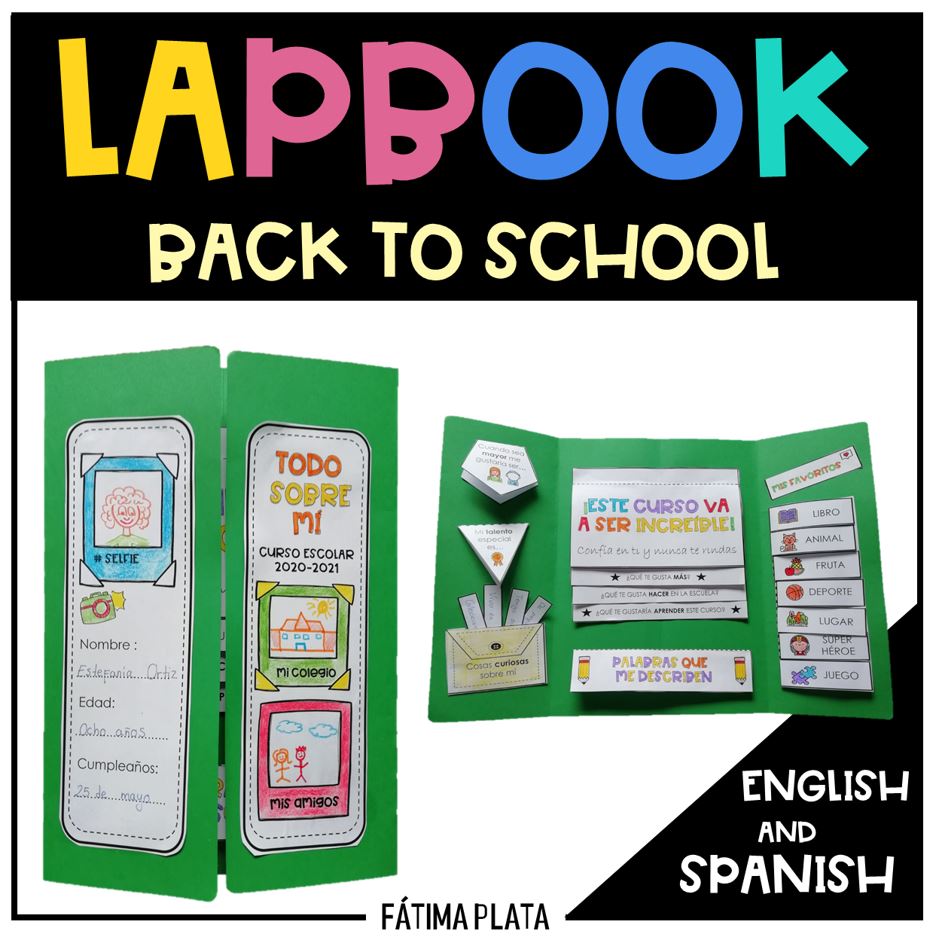 TODO SOBRE MÍ- ALL ABOUT ME Lapbook ENGLISH/SPANISH