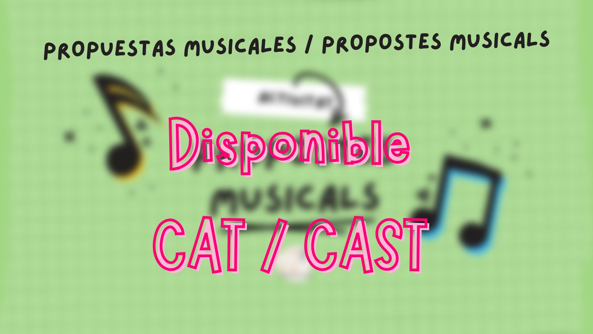 PROPUESTAS MUSICALES @musicalitza