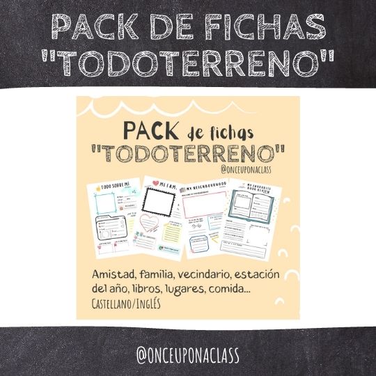 Pack de fichas en inglés para conocer a tu alumnado