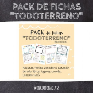 Pack de fichas en inglés para conocer a tu alumnado