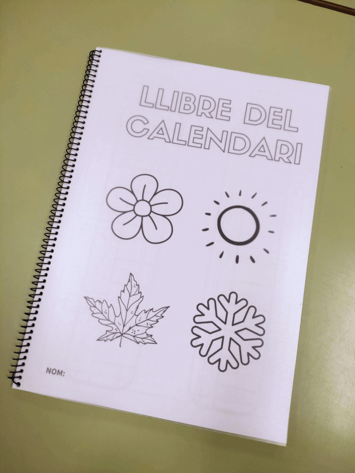 LLIBRE DEL CALENDARI PER A PRINCIPIANTS CURS 23/24