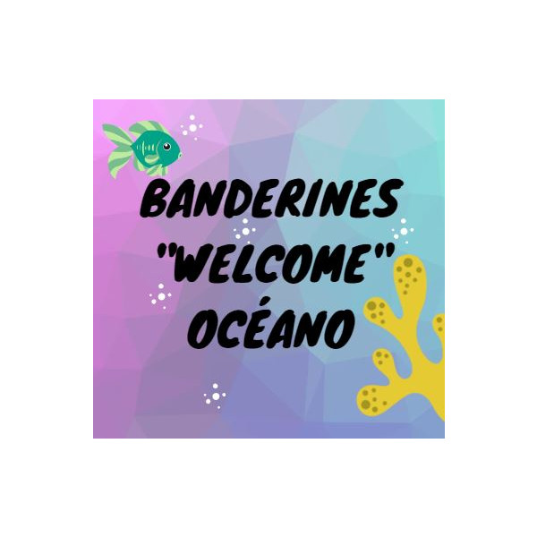 "Welcome" Ocean Pennants