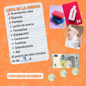 La lista de  la compra