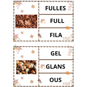 Què hi posa? Tardor