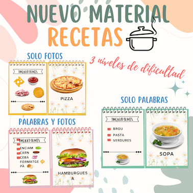 Lectoescriptura - Receptes de cuina (català)