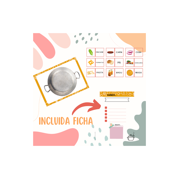 Lectoescritura - recetas de cocina (castellano)