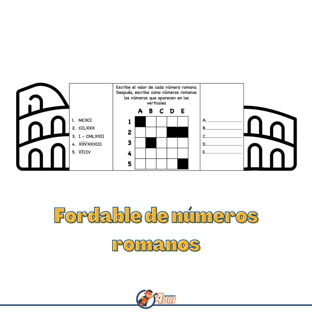 Fordable números romanos