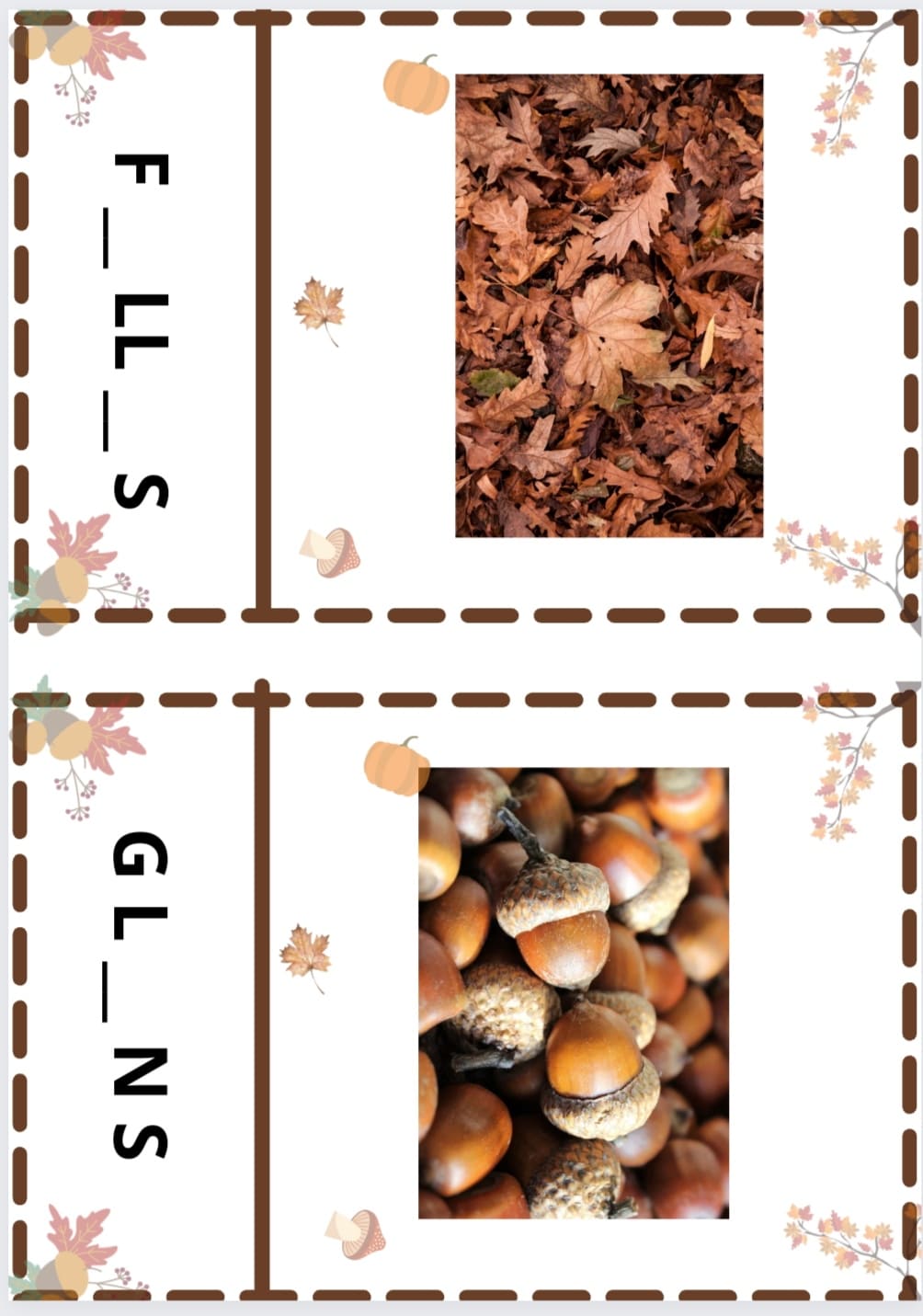 Posa la vocal Tardor