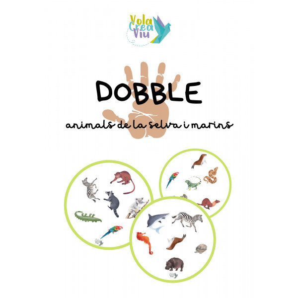 Dobble animals de la selva i animals marins