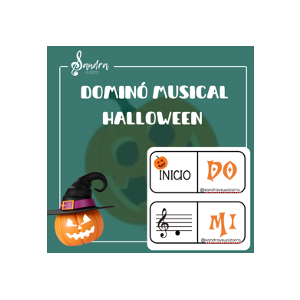 Dominó musical halloween