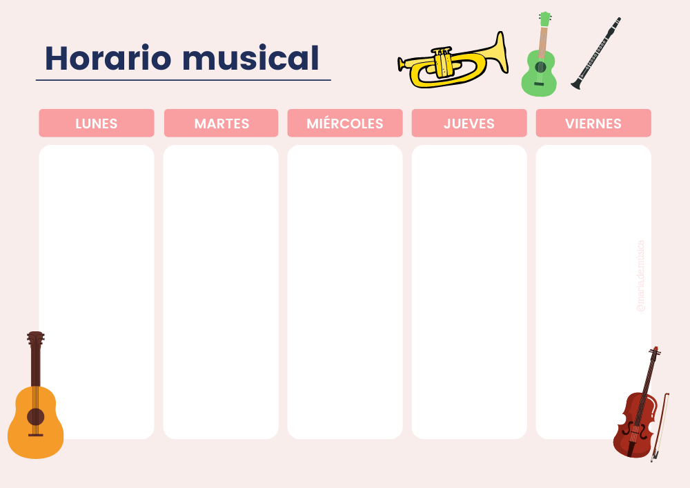 Horario musical