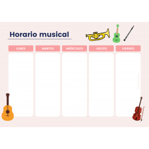 Horario musical