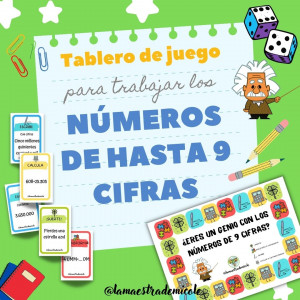 JUEGO DE LOS NÚMEROS DE 9 CIFRAS