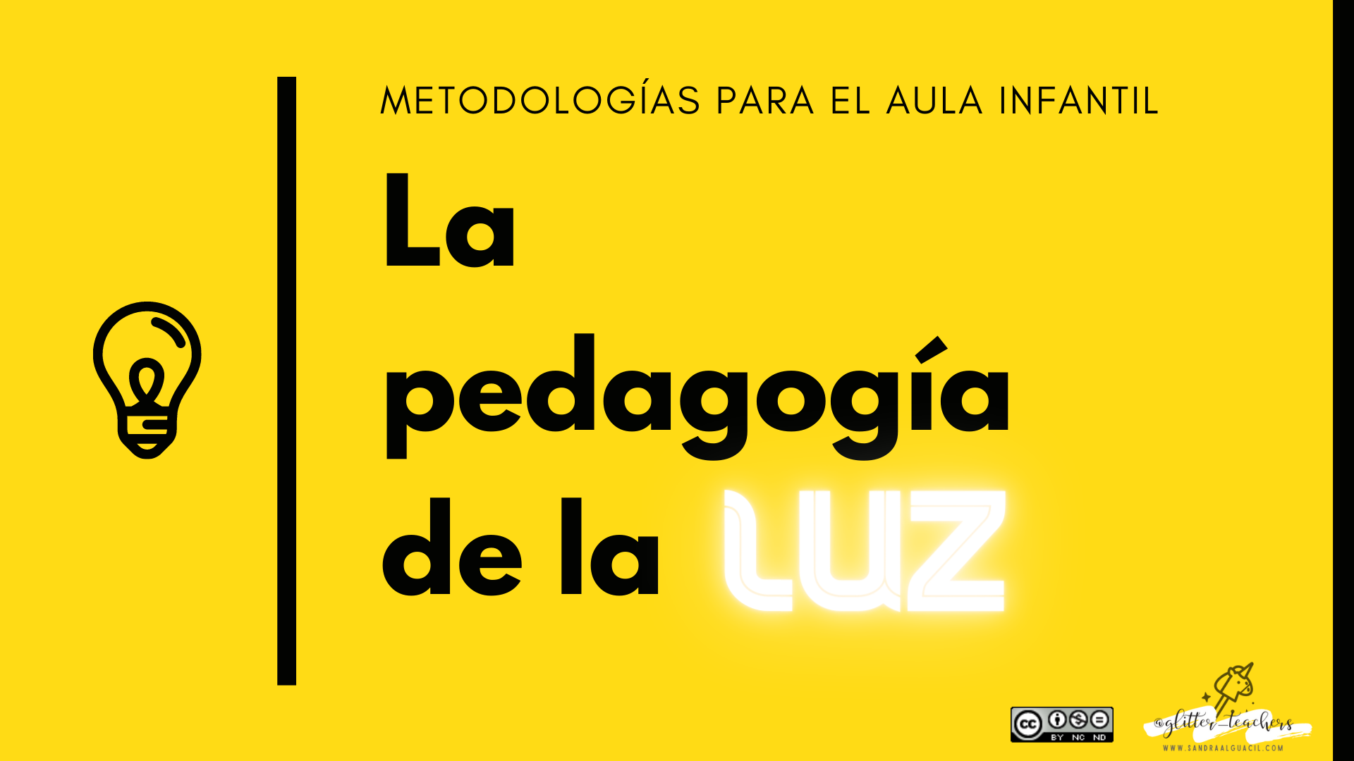 La pedagogía de la luz: guía práctica