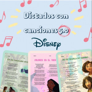 Dictados Canciones Diseny