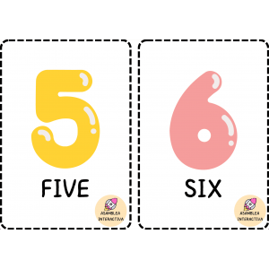 NUMBERS' FLASHCARDS
