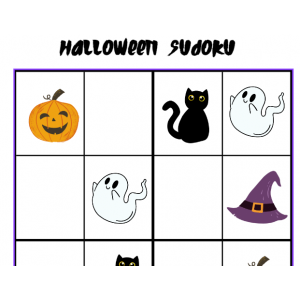 HALLOWEEN SUDOKU INFANTIL