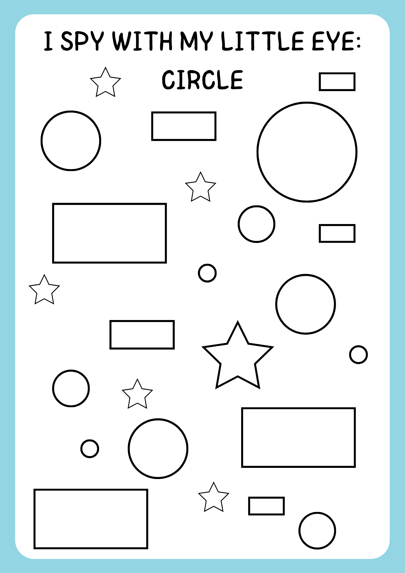 I SPY WITH MY LITTLE EYE