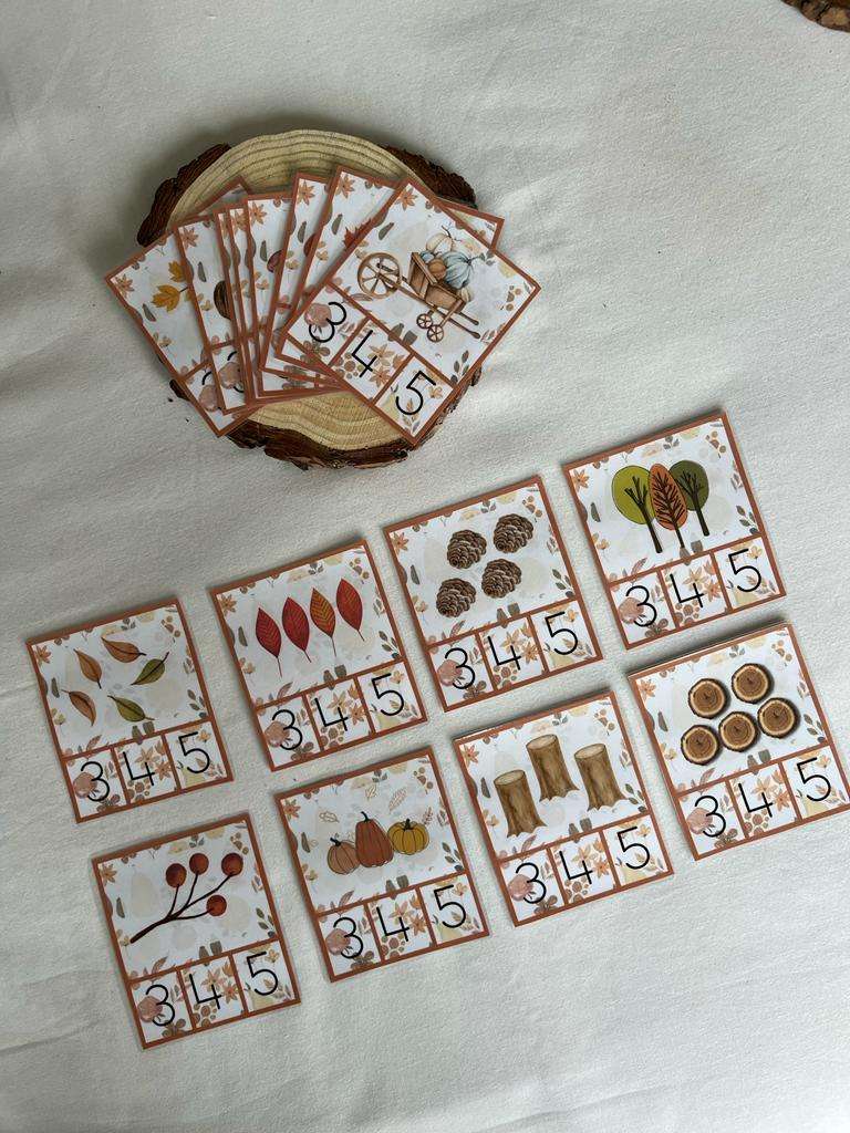 Actividad de conteo - otoño