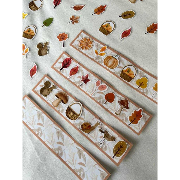 Continua la serie - versión elementos de otoño