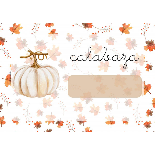 libro del otoño - ligada