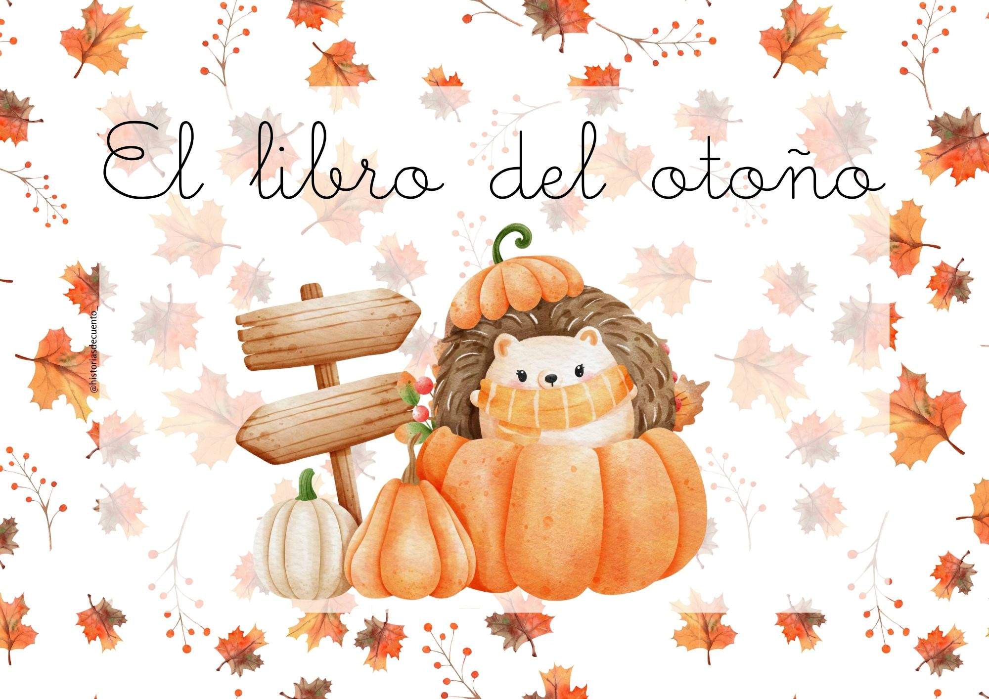 libro del otoño - ligada