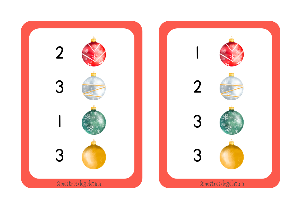 DOSIER DE NAVIDAD mates