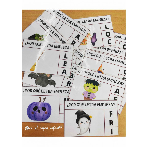 LETRA INICIAL HALLOWEEN