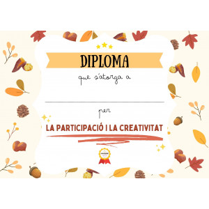 DIPLOMA - concurs de tardor