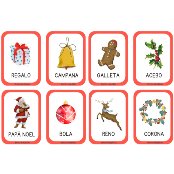 Dosier de lectoescritura de Navidad