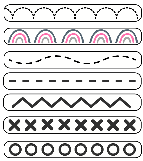 Tarjetas de trazo/traç: grafismo/grafisme (català-castellano)