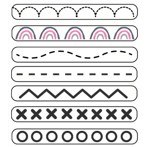Tarjetas de trazo/traç: grafismo/grafisme (català-castellano)