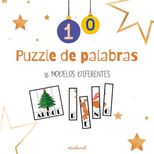 Puzle palabras de Navidad