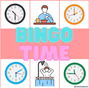 Bingo Rutinas y horas