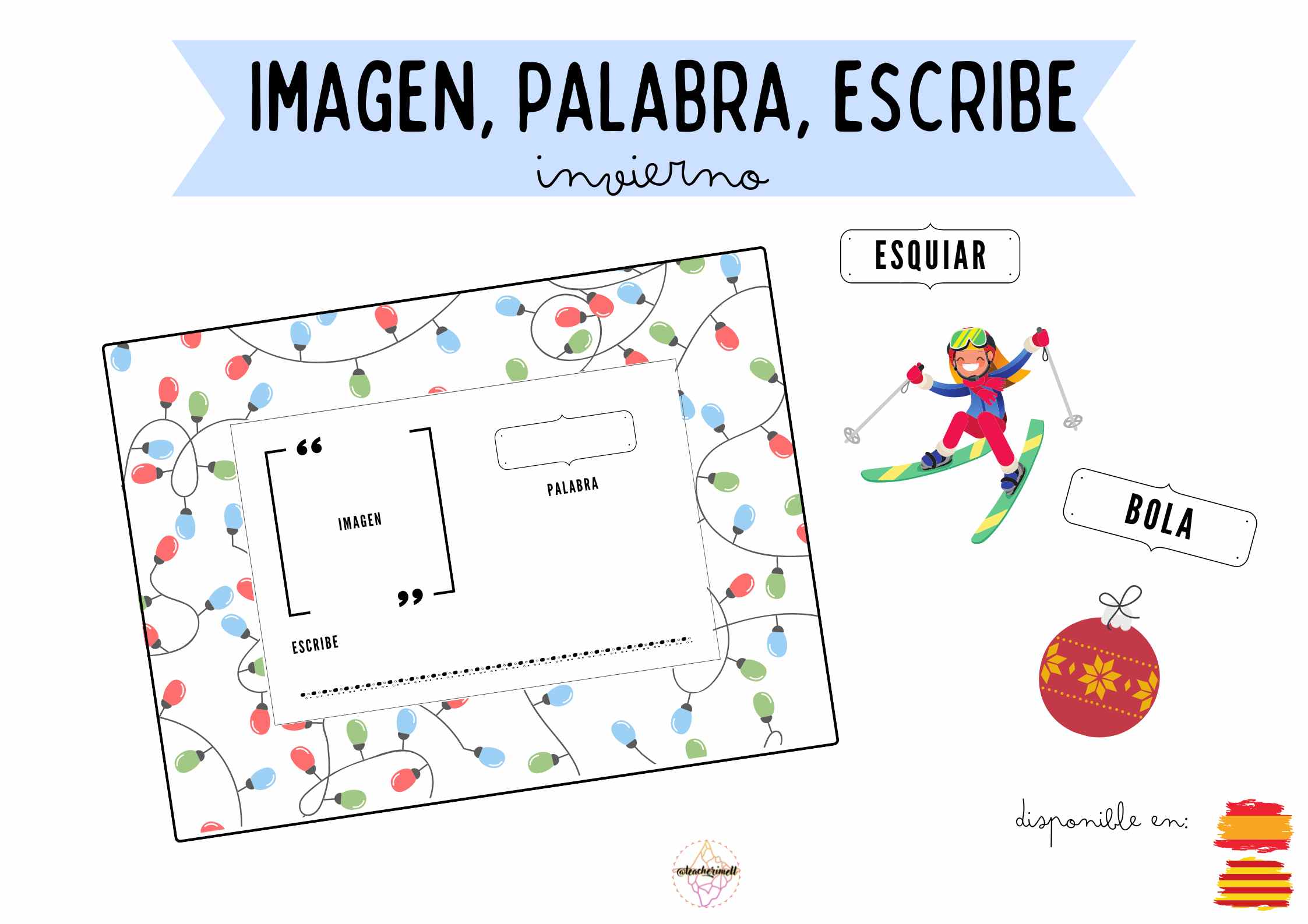 LECTO Imagen, palabra, escribe invierno