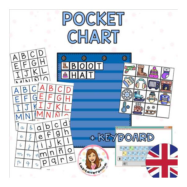 Vocabulario invierno / Winter vocabulary. English. January. Enero