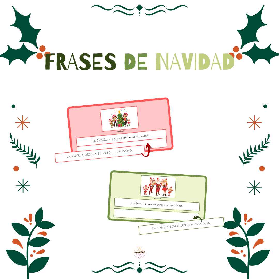 Tarjetas letra de palo/ligada