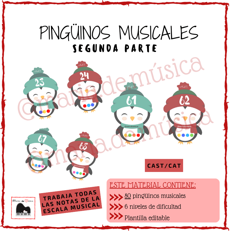 Pingüinos musicales (segunda parte)