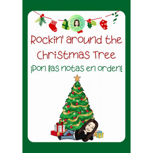 ¡Pon las notas en orden! - Rockin' around the Christmas tree by @pizziprofe